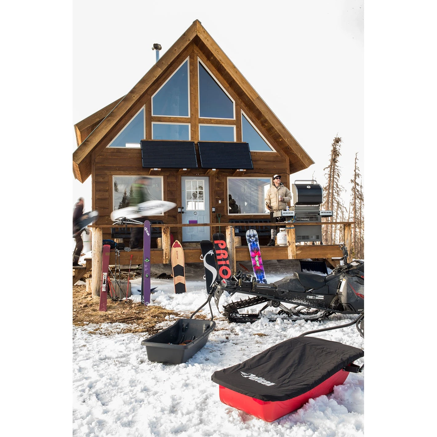 Trek Sport 68 Utility Sled With Runners. Tow Hitch & Travel Cover 3 Trek Sport 68 Utility Sled With Runners. Tow Hitch & Travel Cover - Image 3