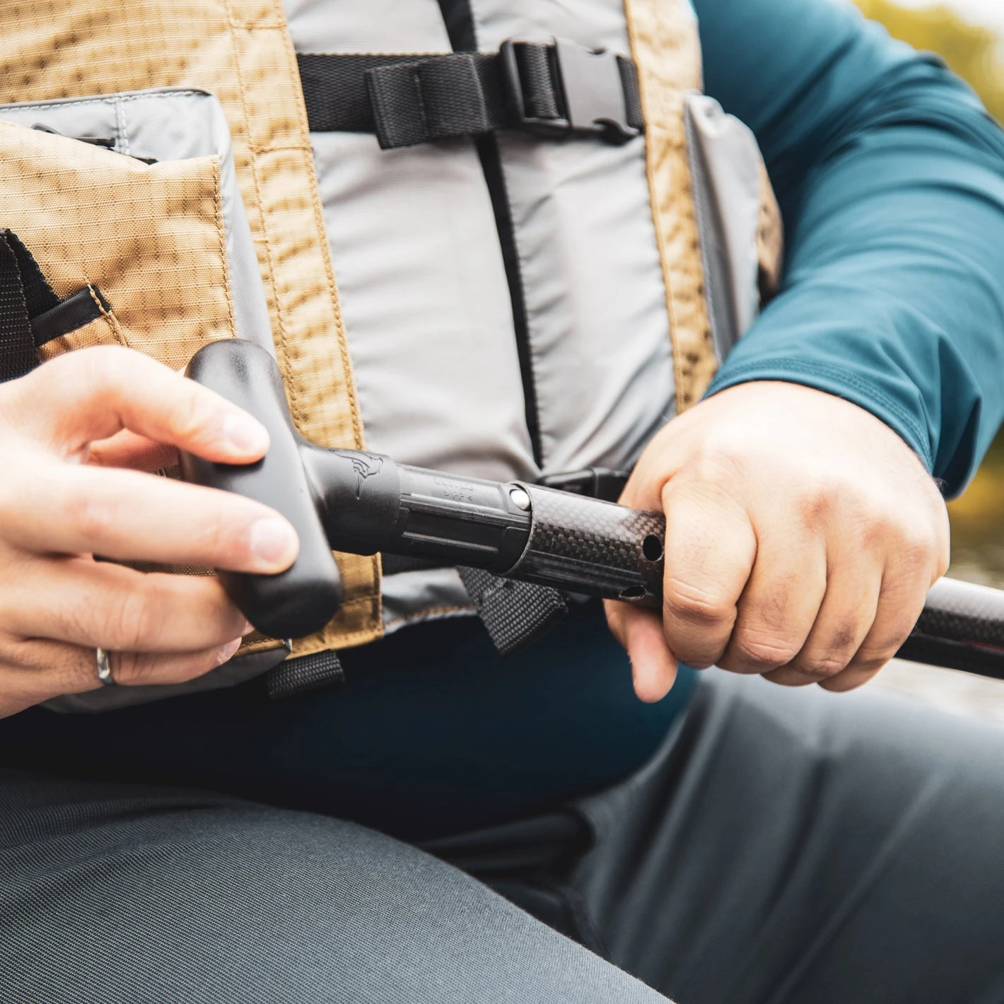 T-curved Ergo Paddle Handle 2 T-curved Ergo Paddle Handle - Image 2