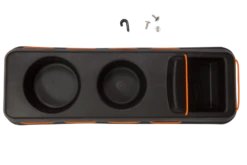 Center Console Cover With Bungee Cord In Orange